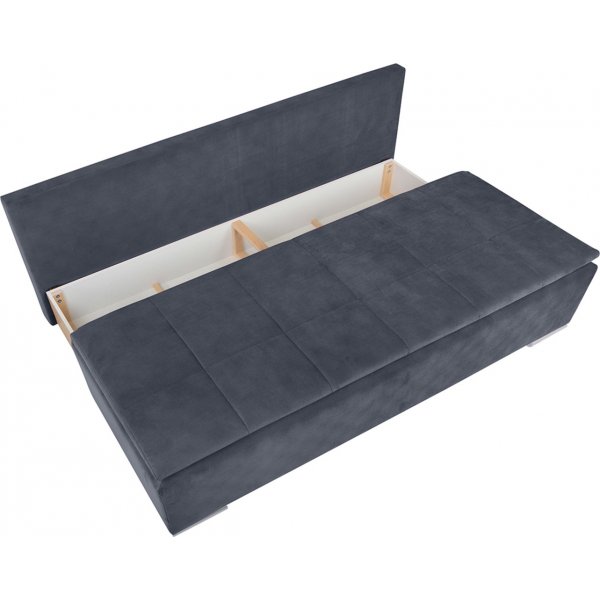 Lango 3-sits bäddsoffa - Grå Lango 3-sits bäddsoffa - Grå