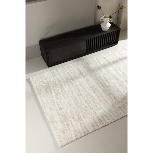 Milo's vloerkleed 290 x 200 cm - Beige/Wit