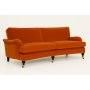 Soffa Howard London Premium 225 cm - Orange sammet
