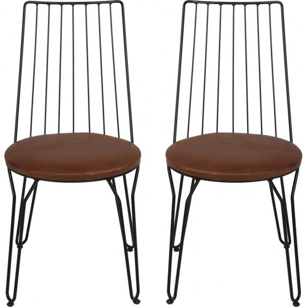 Agda stolset - Svart/brun Agda stolset - Svart/brun