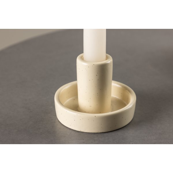 Ceco ljusstake - Beige/Svart Ceco ljusstake - Beige/Svart