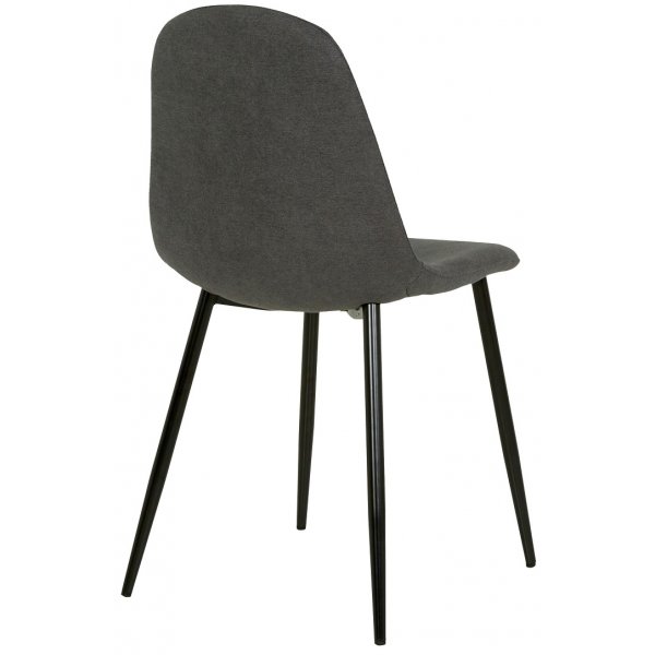 Chaise Carisma en tissu gris foncé Chaise Carisma en tissu gris foncé