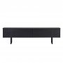 TV-b�nk Orost 180 cm - Wood black/svart