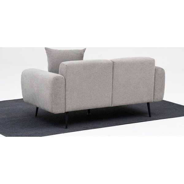 Side 2-sits soffa - Ljusgrå Side 2-sits soffa - Ljusgrå