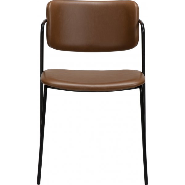 Chaise de salle  manger Zed - PU marron