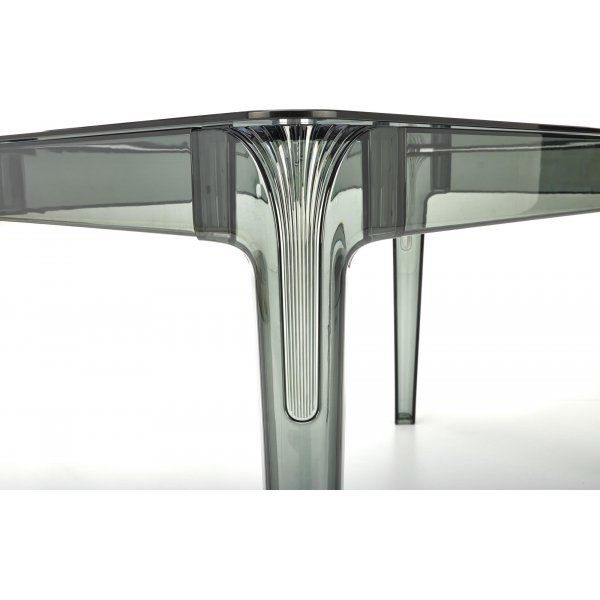 Table  manger Gomez 120 x 80 cm - Verre fum