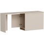 Akser bureau 180 x 47 cm - Licht walnoot/beige