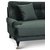 Adena 2-sits soffa - Mrkgrn sammet
