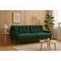 Soffa Andrew 225 cm - Buteljgrn sammet
