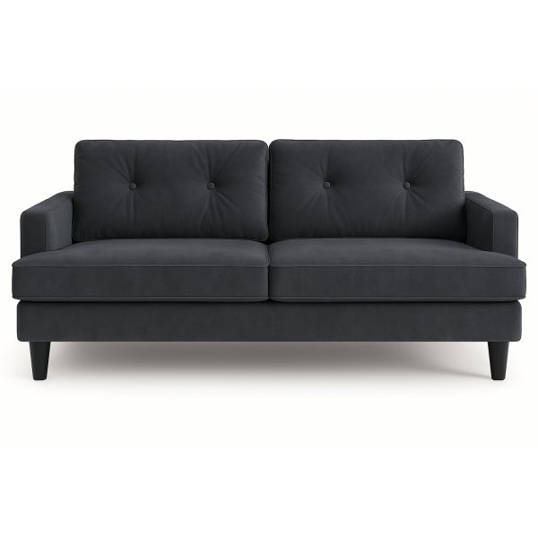 Space 3-sits soffa - Gr sammet