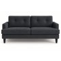 Space 3-sits soffa - Gr sammet