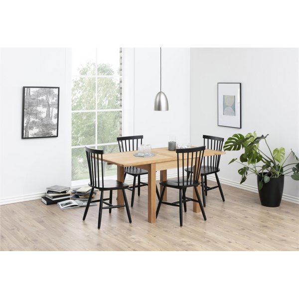 Fullerton klaffbord 80-160 x 80 cm - Oljad Ek