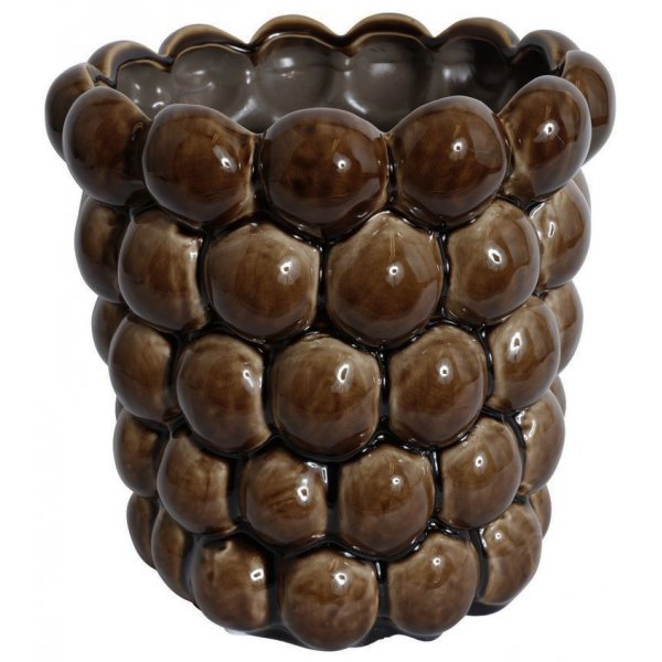 Vas Big Bouble H20 cm - Brun