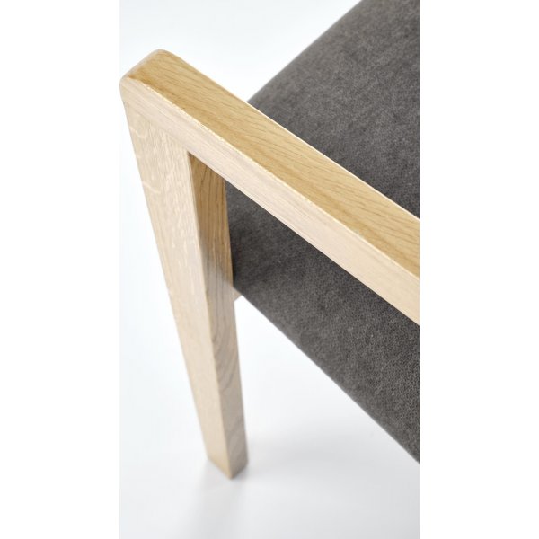 Chaise de salle  manger Java - Gris/chne