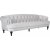 Soffa 3-sits chesterfield beige sammet