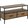Seaford mediabänk 90 cm - Svart