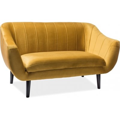 Rollo 2- sits soffa - Orange sammet
