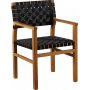 Salt utestol med sadelgjord teak + Rengringsmedel fr utembler