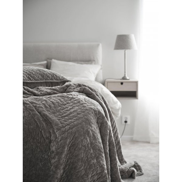 Cia verkast enkel 180 x 260 cm - Beige sammet