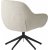 Fauteuil Raton - Blanc cass/noir