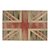 Flatvävd / slätvävd matta - Union Jack - sand/red - 160x230 cm