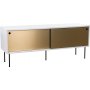 Volume mediabnk 132 cm - Vit/mssing