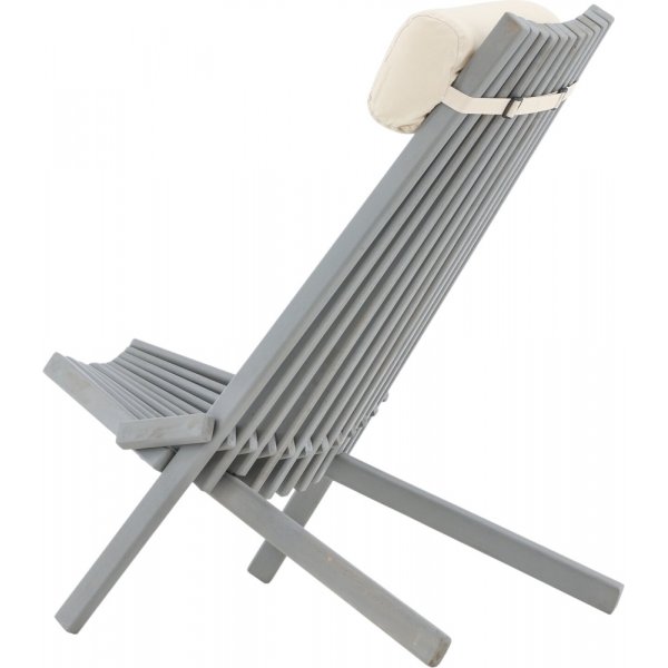 Asta loungestol - Mörkgrå/Offwhite Asta loungestol - Mörkgrå/Offwhite
