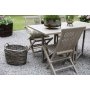 Matgrupp Salt gr teak: Slagbord inklusive 4 st Salt stolar i gr teak