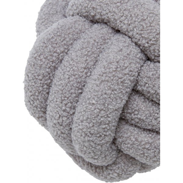 Coussin dcoratif boule D22 cm - Gris