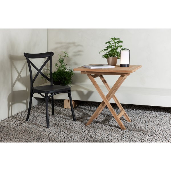 Cafébord Kenya i teak 70x70 cm - nature Cafébord Kenya i teak 70x70 cm - nature