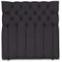 Hilton Deluxe Presley kontinentalsng antracit - 5-zons Pocketsystem