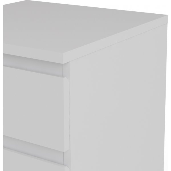 Nova slank dressoir met 5 laden - Wit + Meubelpoten Nova slank dressoir met 5 laden - Wit + Meubelpoten