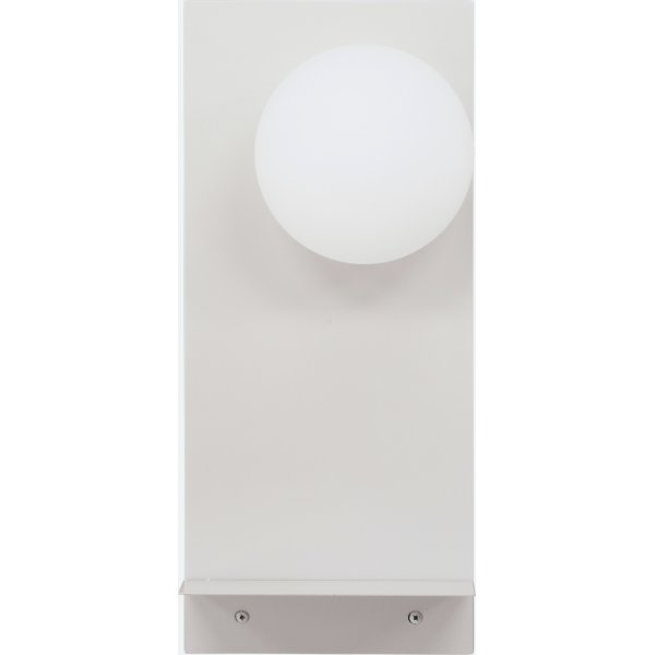 Troyes wandlamp - Lichtgrijs/wit