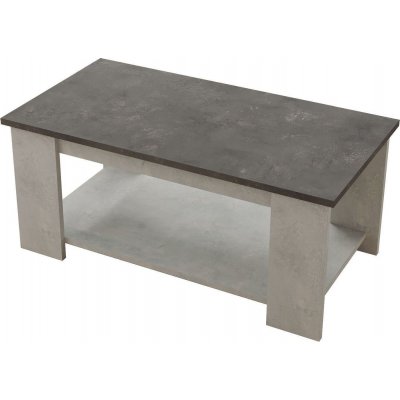 Luvio soffbord 15, 96x50 cm - Silver/antracit
