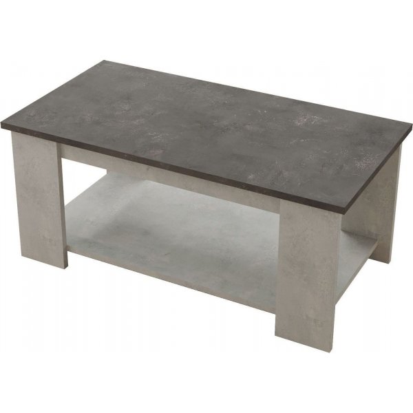 Luvio soffbord 15, 96x50 cm - Silver/antracit Luvio soffbord 15, 96x50 cm - Silver/antracit