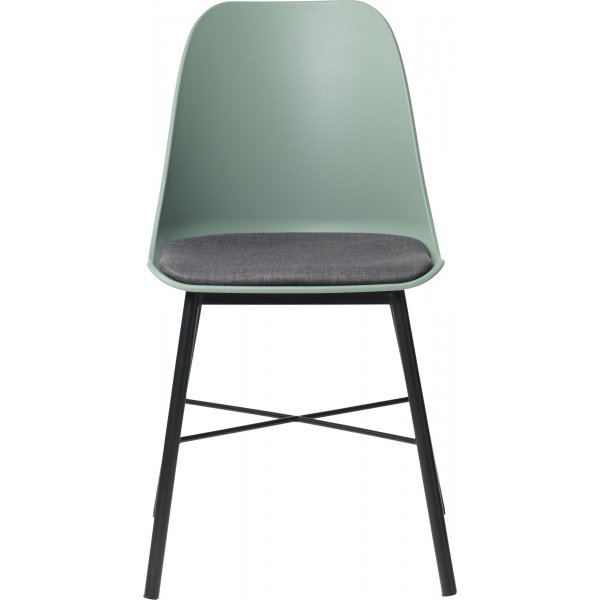 Oman ljusgrön stol med sittdyna Oman ljusgrön stol med sittdyna