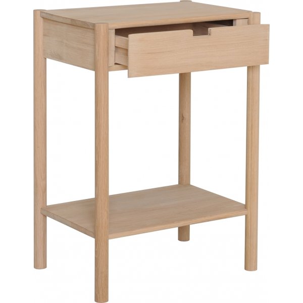 Circus nachtkastje - Wit gepigmenteerd eikenhout