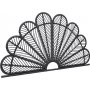 Peacock snggavel i rotting (Passar 120-180 cm sng) - Svart