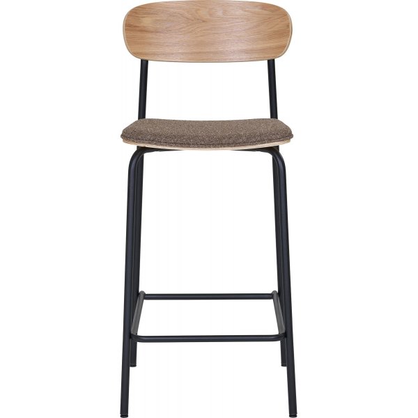 Estepona counterstol - Natur/brun/svart