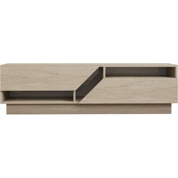 Meuble TV Koza - Travertin Meuble TV Koza - Travertin