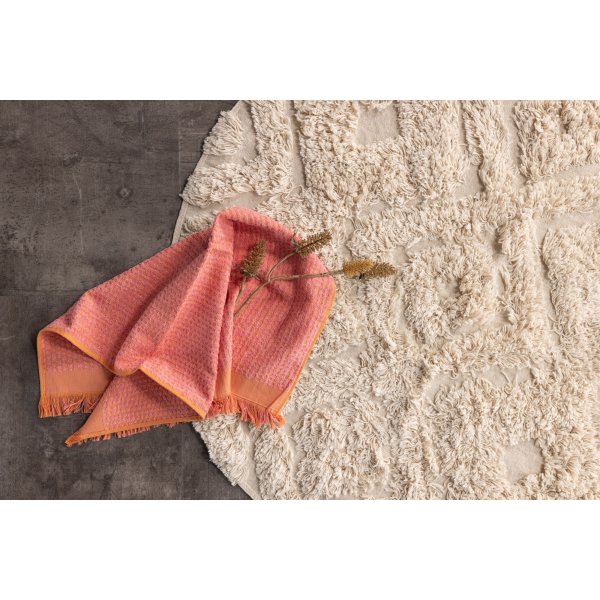 Tapis en coton Kleva - Ecru Tapis en coton Kleva - Ecru