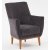 Gonca fauteuil - Antraciet