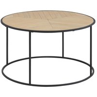 Midland runt soffbord 80 cm - Ek/svart Midland runt soffbord 80 cm - Ek/svart