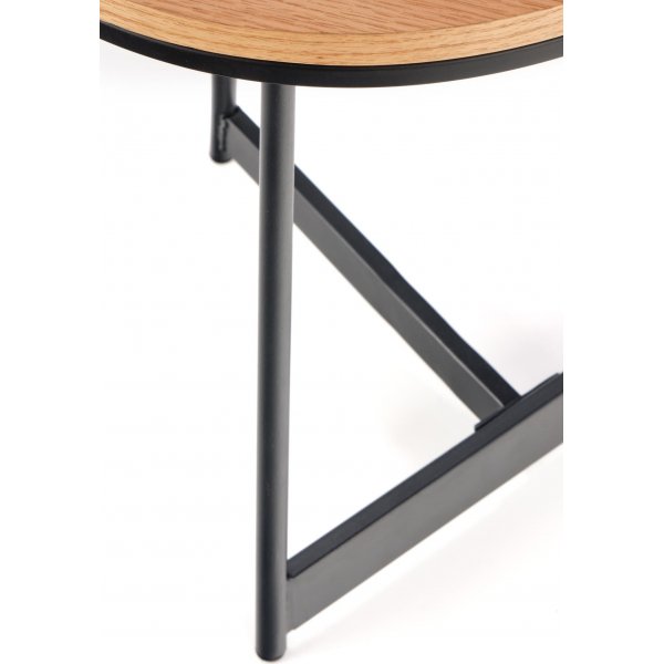Table basse Polos Ø45 cm - Chêne/noir Table basse Polos Ø45 cm - Chêne/noir
