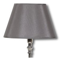 Lampskärm rund 35 cm - Grå (Sammet) Lampskärm rund 35 cm - Grå (Sammet)