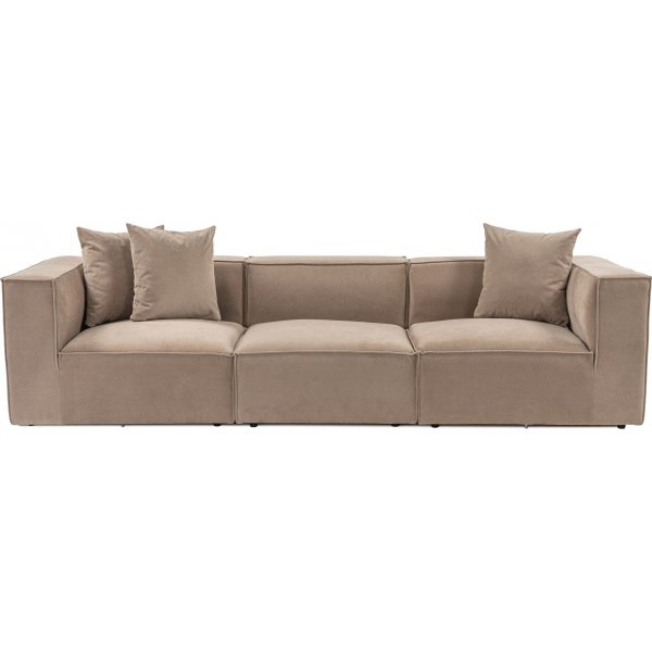 Sora 3-sits soffa - Cappuccino Sora 3-sits soffa - Cappuccino
