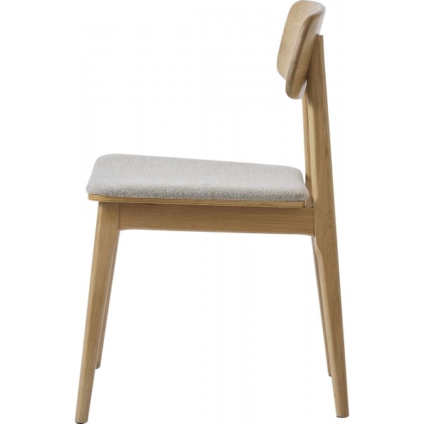 Chaise de salle à manger Kleppen - Sable/chêne Chaise de salle à manger Kleppen - Sable/chêne