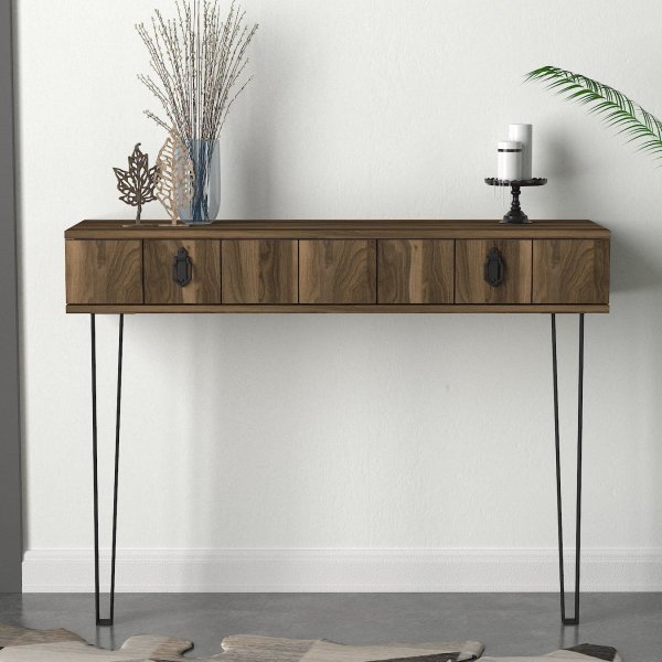 Verloren bijzettafel 120 x 36 cm - Walnoot