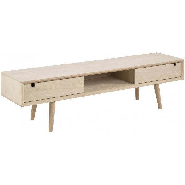 Banc multimédia Century - Chêne pigmenté blanc Banc multimédia Century - Chêne pigmenté blanc