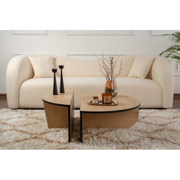 Orion soffbord - Honungsek/svart Orion soffbord - Honungsek/svart